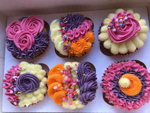 Bespoke Cupcakes made to your requirements- box of 6